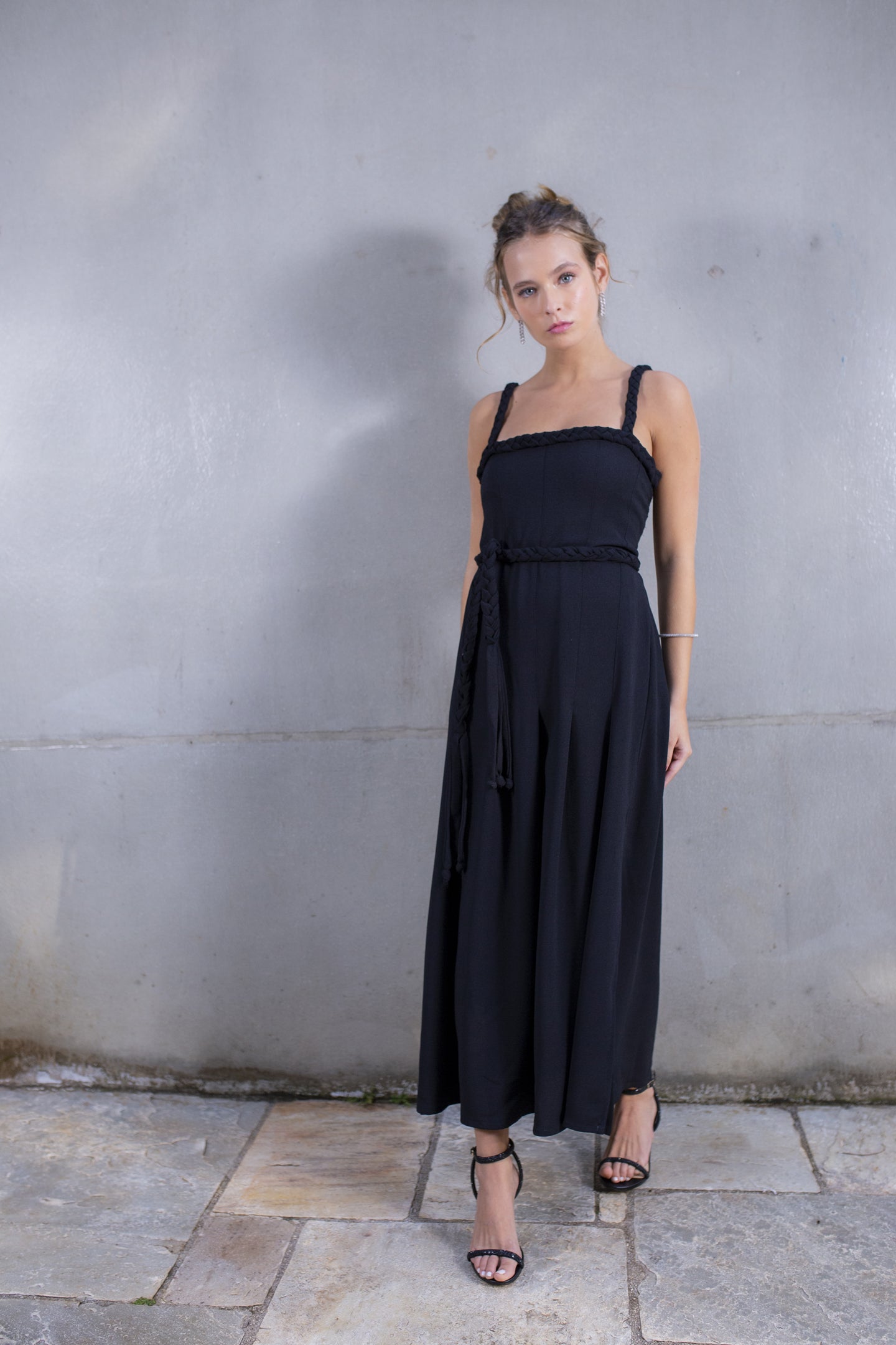 Dress Carmel Crepe Black